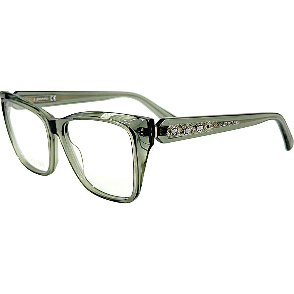 Swarovski SK5468 Womens Plastic Eyeglass Frame 020 Grey 53-14